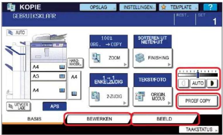 TOSHIBA E-Studio 855 - Om naar de standaardinstelling terug te keren - 2