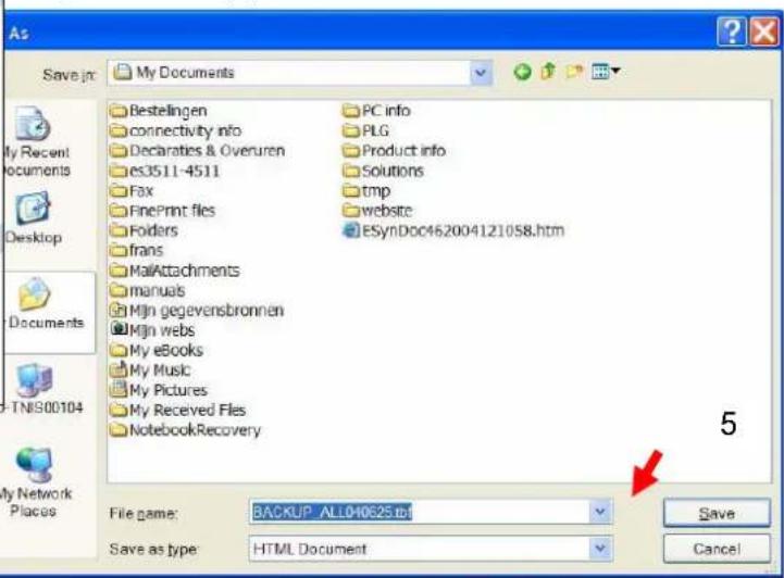 TOSHIBA E-Studio 855 - – All Data Backup maken - 4