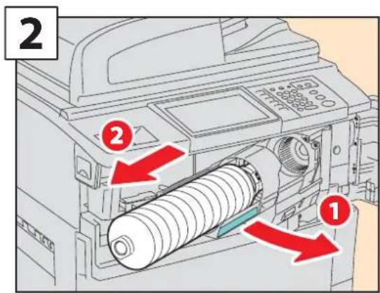 TOSHIBA E-Studio 855 - Vervangen van tonercartridge - 2