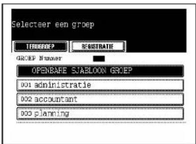 TOSHIBA E-Studio 853 - Oproepen van een Template - 2