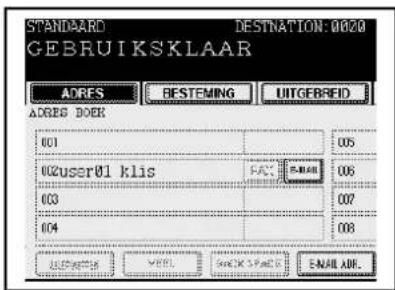 TOSHIBA E-Studio 853 - Faxen uit adresboek - 2