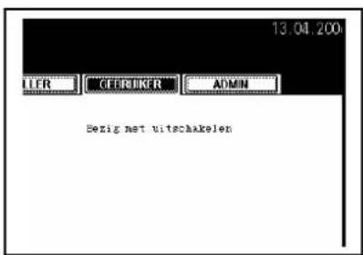 TOSHIBA E-Studio 853 - De copier uitschakelen - 2