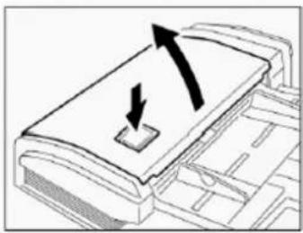 TOSHIBA E-Studio 853 - Vastlopen van papier in de documenteninvoer - 1