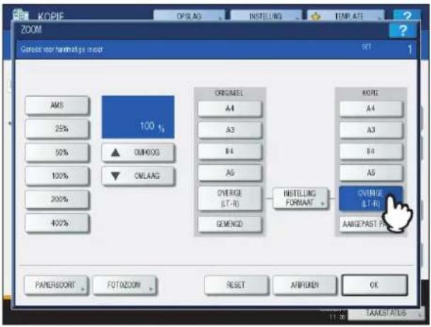 TOSHIBA E-studio 5540C - Druk op [ANDERS] onder KOPIËREN. - 1