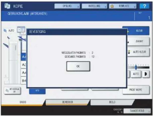 TOSHIBA E-studio 5540C - Selecteer naargelang nodig andere kopieerinstellingen en druk vervolgens op de [START] toets op het bedieningspaneel. - 1