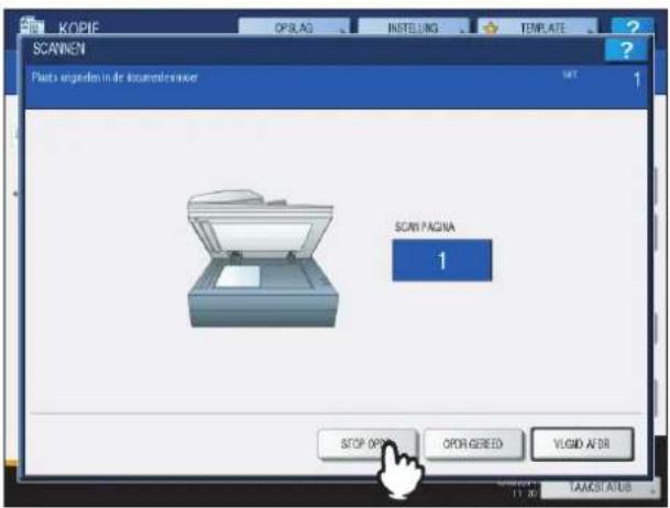 TOSHIBA E-studio 5540C - □ Kopiëren stoppen en opnieuw starten - 2