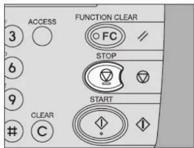 TOSHIBA E-studio 5540C - Actieve scantaken annuleren - 1