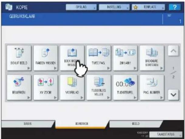TOSHIBA E-studio 5540C - Boekmidden wissen - 3