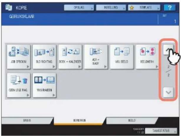 TOSHIBA E-studio 5540C - Weergave menu BEWERKEN - 4