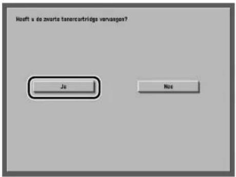 Kouft s de zwarte tanercartridge verrangen? Je No