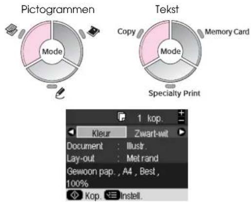 EPSON Stylus RX590 - Modus Kopiëren - 1