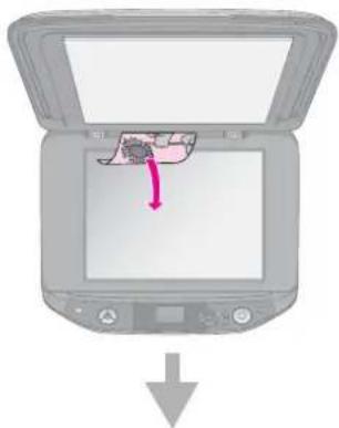 EPSON Stylus RX590 - Originelen op de glasplaat plaatsen - 1