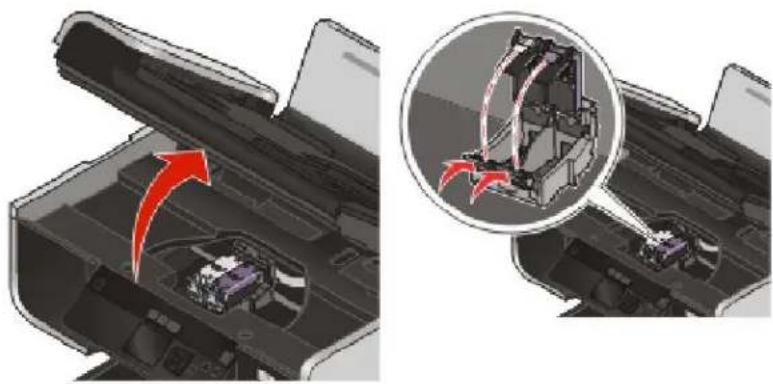LEXMARK X4975 - Inktcartridges installeren - 1