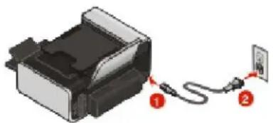 LEXMARK X4975 - MAAK HET NETSNOER LOS EN SLUIT HET SNOER OPNIEUW AAN - 1