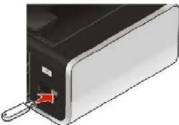 LEXMARK X4975 - Flashstation in de printer plaatsen - 1