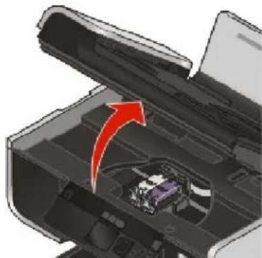 LEXMARK X4975 - Gebruikte inktcartridge verwijderen - 1