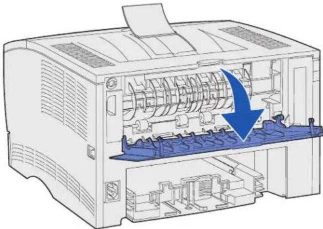 LEXMARK X3470 - De achterste uitvoerlade gebruiken - 2