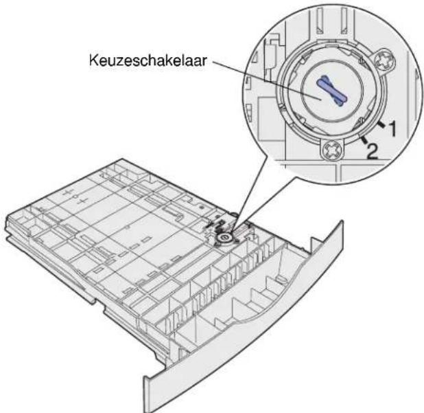 Keuzeschakelaar 1 2