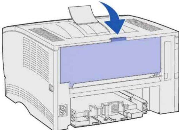 LEXMARK X3480 - De achterste uitvoerlade gebruiken - 1