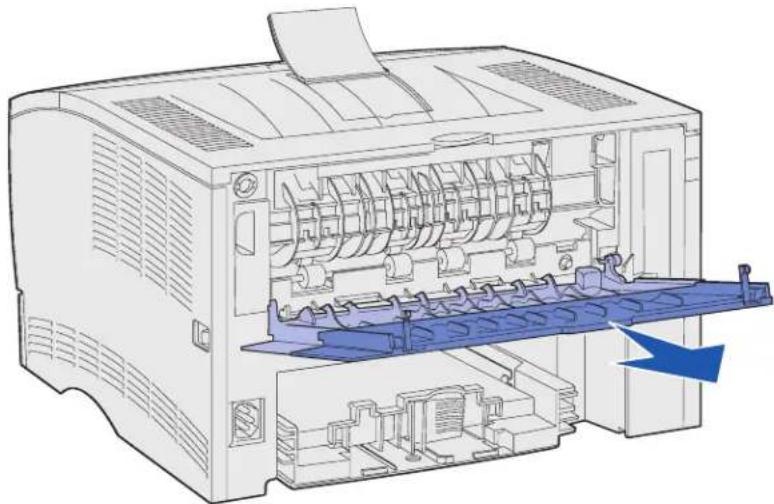 LEXMARK X3480 - De achterste uitvoerlade gebruiken - 3