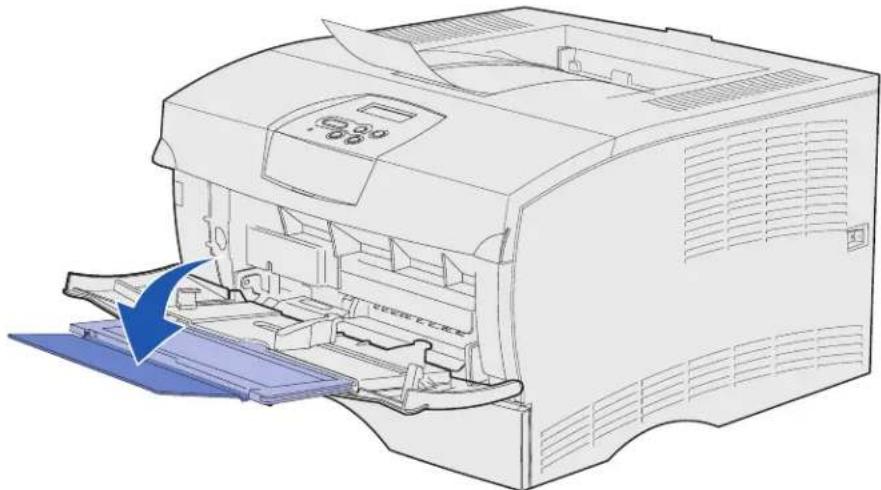 LEXMARK X3480 - De universeellader openen - 4