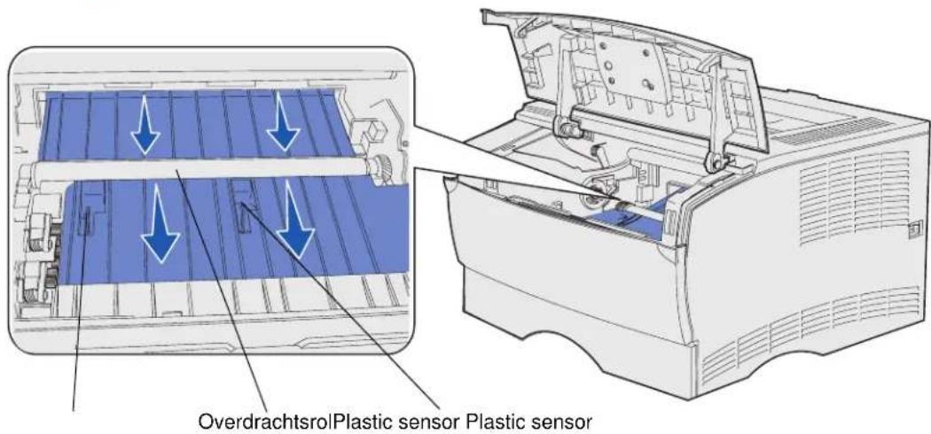 Overdrachtsrol/Plastic sensor Plastic sensor