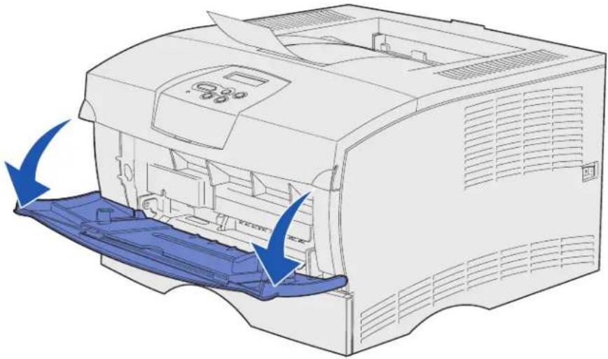 LEXMARK X3430 - De universeellader openen - 1