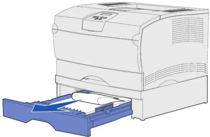 LEXMARK X3430 - 24x Papier vast; Ctrl inv.lade - 1