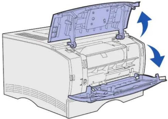 LEXMARK X3450 - Toegang krijgen tot de systeemkaart - 1