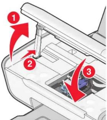 LEXMARK X2630 - Inktcartridges installeren - 4
