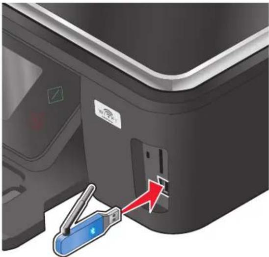 LEXMARK S605 - Verbinding tussen de printer en een Bluetooth-apparaat instellen - 1
