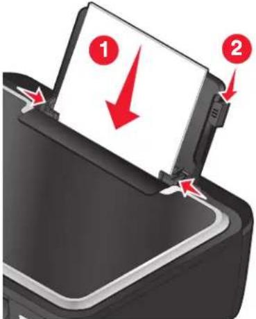 LEXMARK S605 - Papier in de printer plaatsen - 3