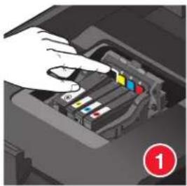 LEXMARK S605 - Inktcartridges vervangen - 2