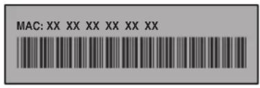 MAC: XX XX XX XX XX XX
