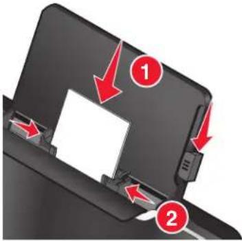 LEXMARK S605 - Papier in de printer plaatsen - 8