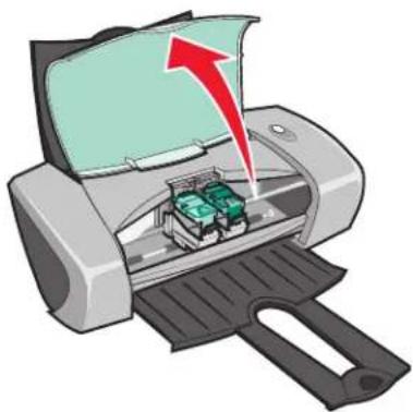 LEXMARK Z613 - Gebruikte cartridges verwijderen - 1