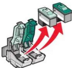 LEXMARK Z613 - Gebruikte cartridges verwijderen - 3