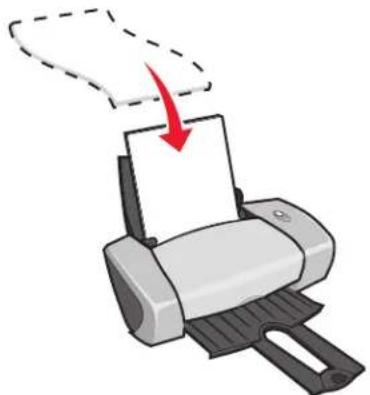 LEXMARK Z613 - Stap 1: Plaats het papier in de printer - 1