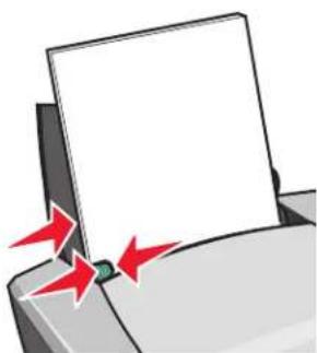 LEXMARK Z605 - Stap 1: Plaats het papier in de printer - 2