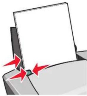 LEXMARK Z605 - Stap 1: Plaats het papier in de printer - 2