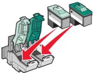 LEXMARK Z605 - Gebruikte cartridges verwijderen - 5