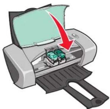 LEXMARK Z605 - Gebruikte cartridges verwijderen - 7