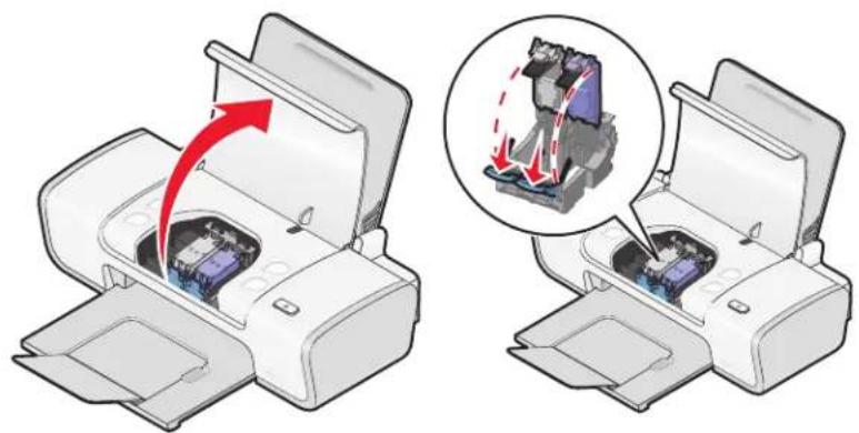 LEXMARK Z2380 - Inktcartridges installeren - 1