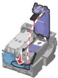 LEXMARK Z2380 - Gebruikte inktcartridge verwijderen - 2