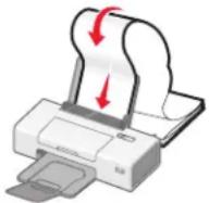 LEXMARK Z1410 - Verschillende papiersoorten in de printer plaatsen - 2
