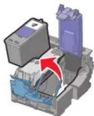 LEXMARK Z1410 - Gebruikte inktcartridge verwijderen - 3