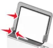 LEXMARK Z1410 - Papier in de printer plaatsen - 1