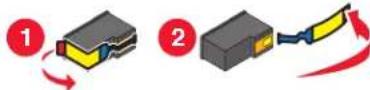 LEXMARK Z1410 - Inktcartridges installeren - 1