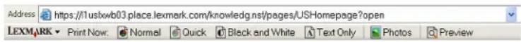 LEXMARK Z1410 - Webpagina afdrukken - 1