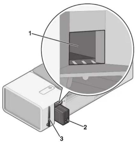 LEXMARK Z1410 - Onderdelen van de printer - 2